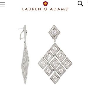 Lauren G Adams Cubic Zirconia Chandelier Earrings